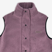 Pine Sherpa Vest Moonscape