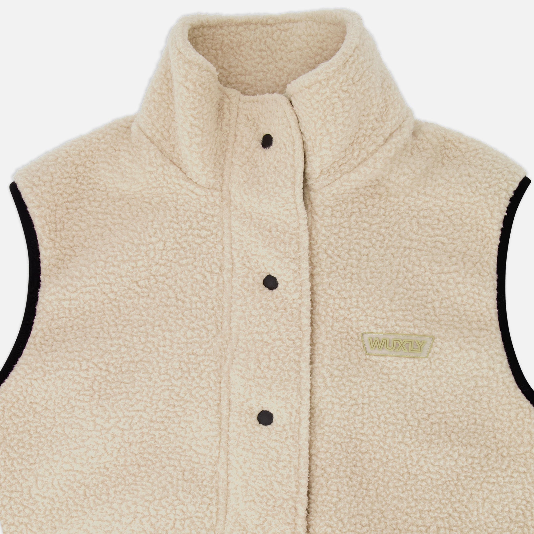 Pine Sherpa Vest Silver Lining