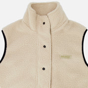 Pine Sherpa Vest Silver Lining