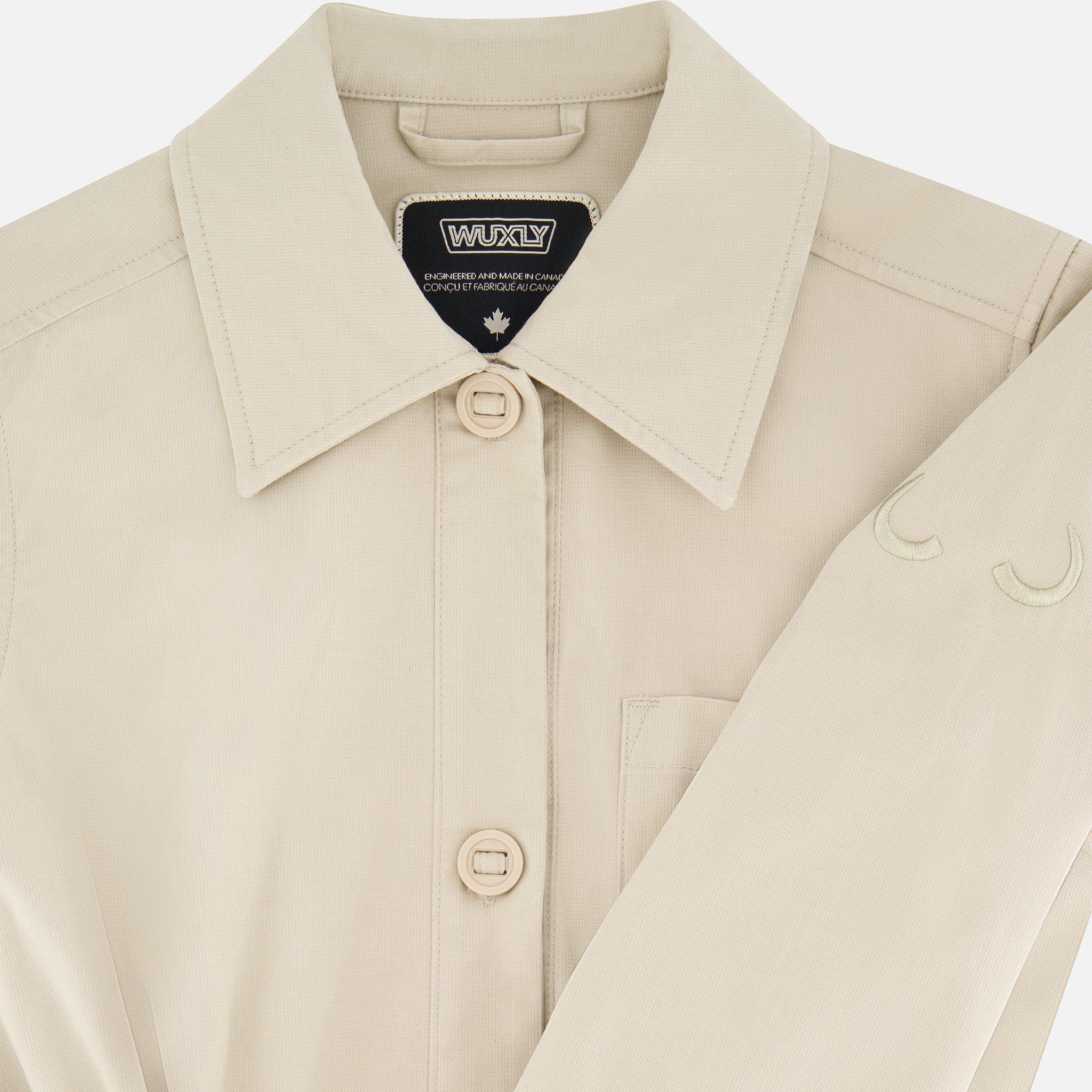 Women’s beige Shirt Jacket