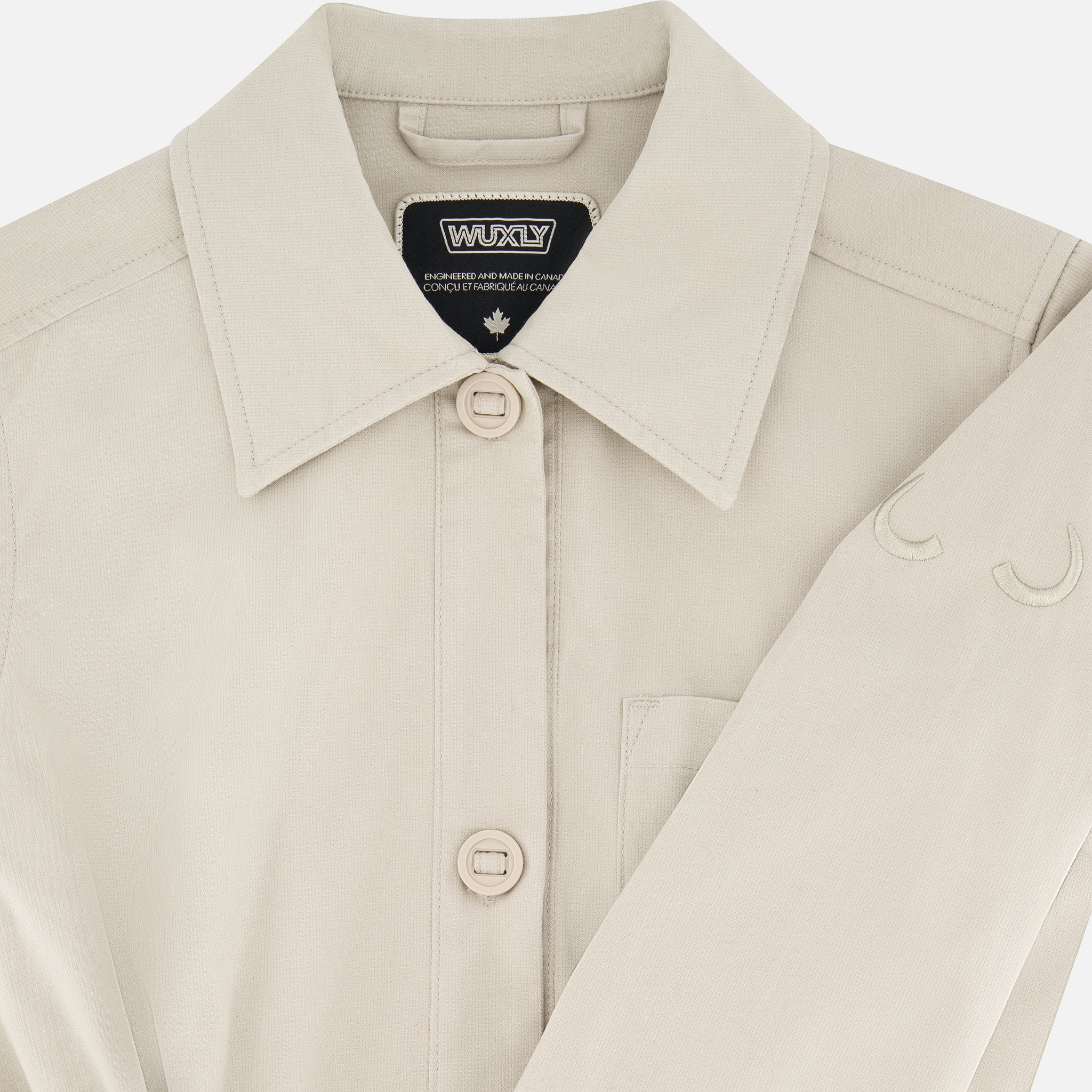 Women’s beige Shirt Jacket