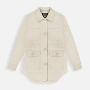 Women’s beige Shirt Jacket