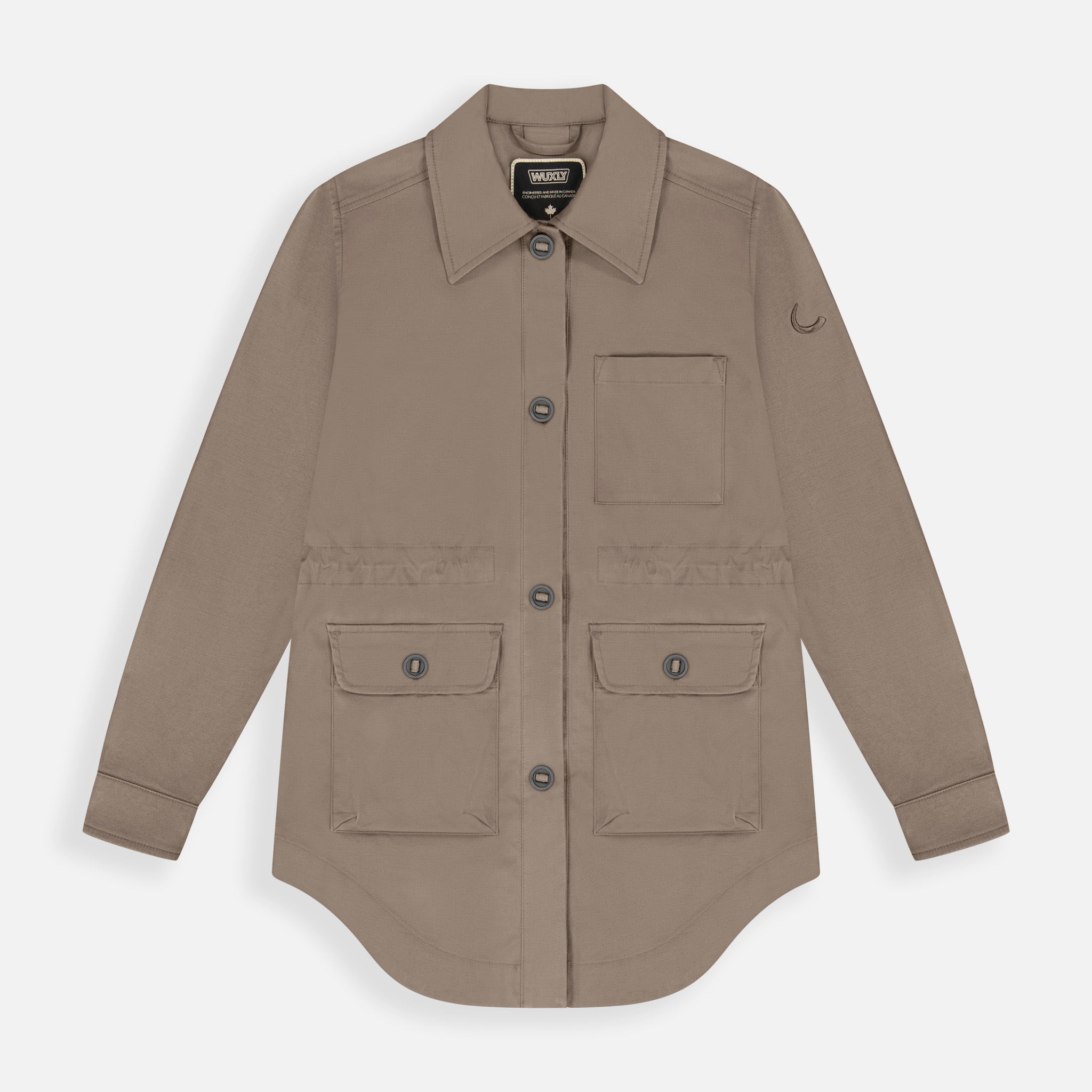 Women’s khaki Shirt Jacket