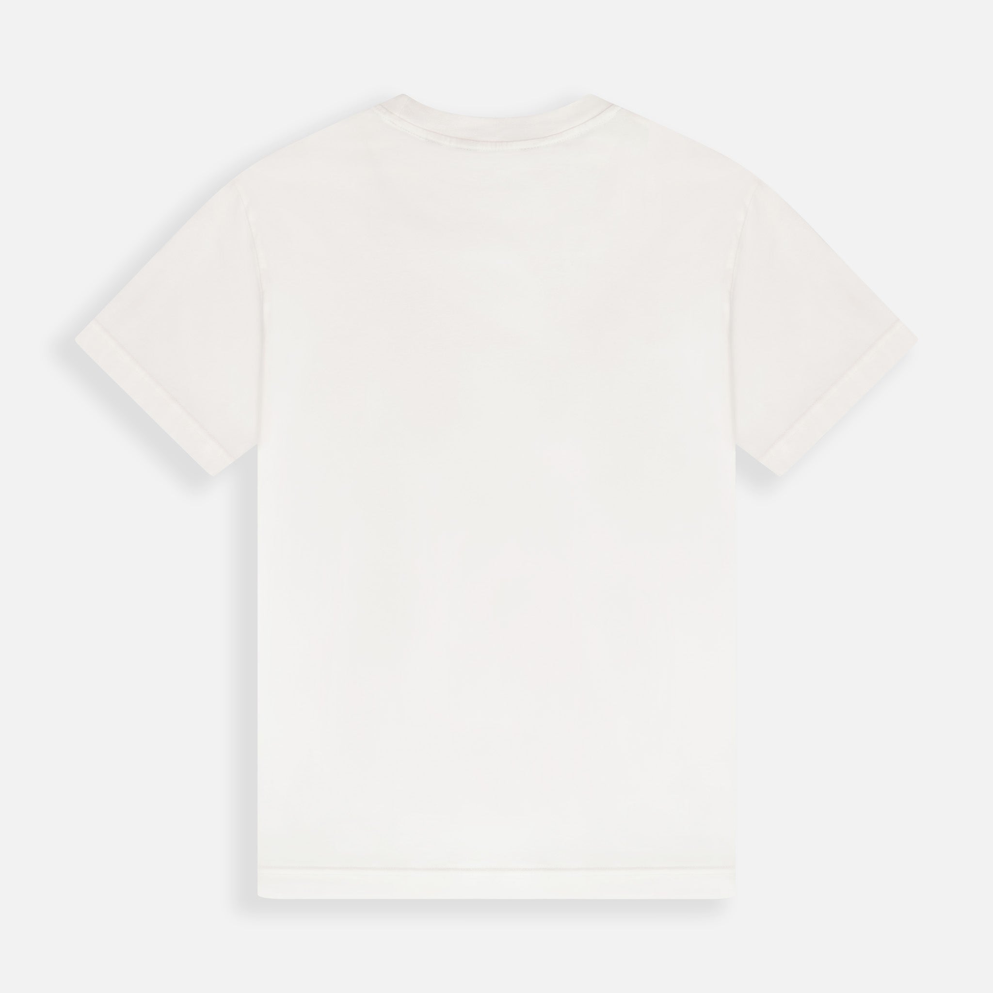 Men’s White Semi-Fitted T-Shirt