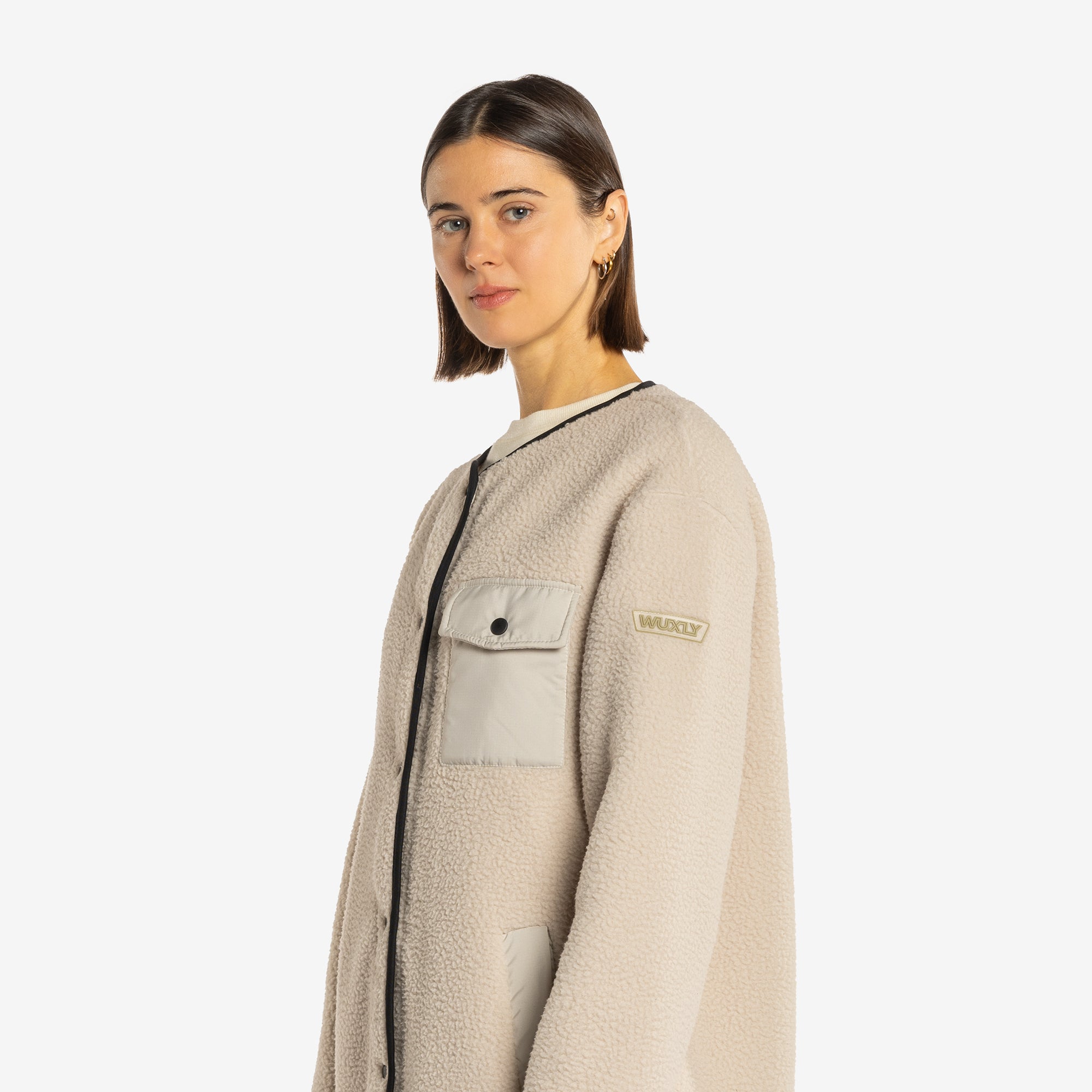 Willow Long Fleece Silver Lining