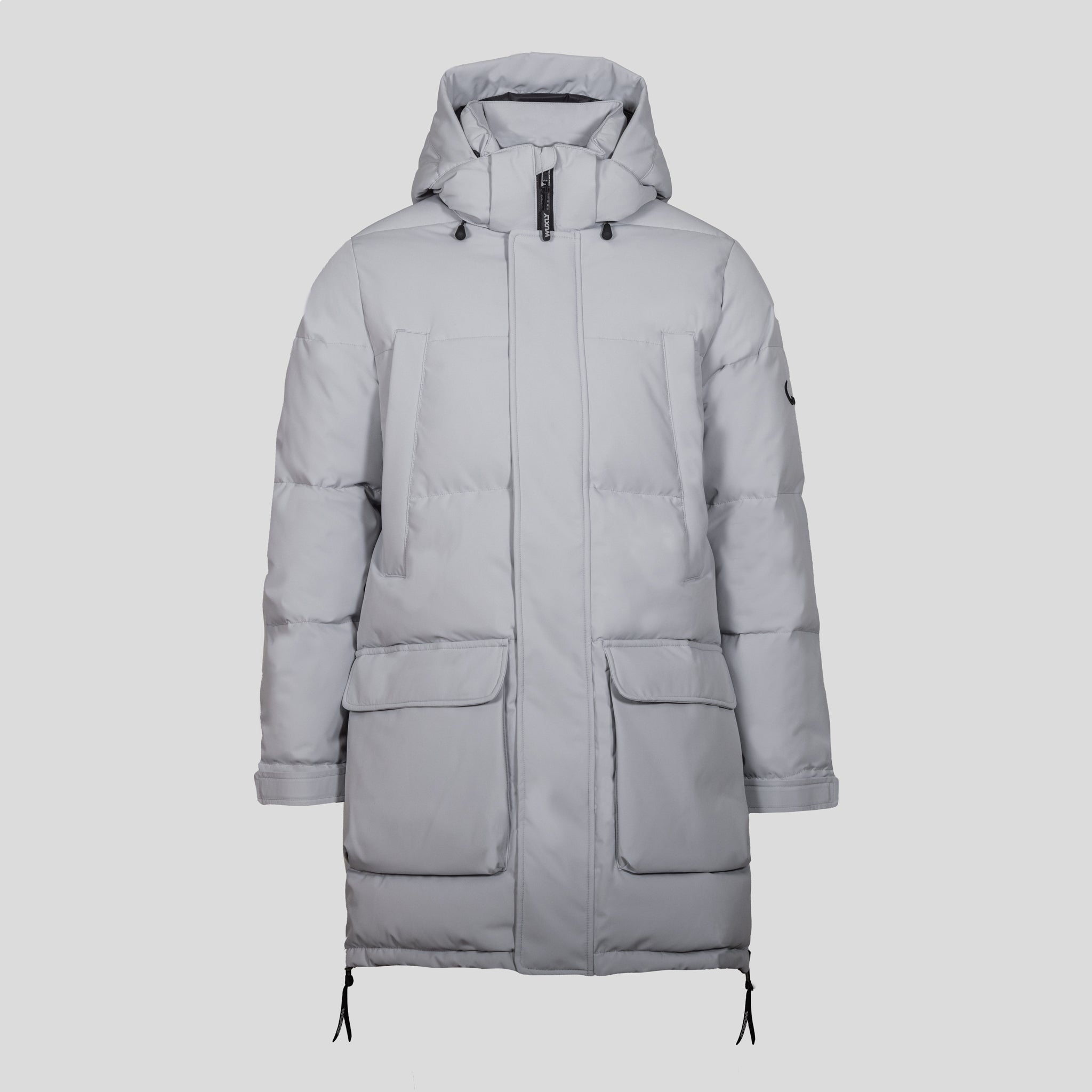 New look hotsell grey parka