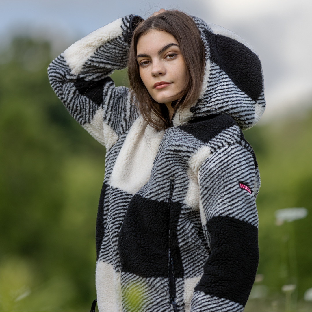 Buffalo plaid hoodie women's best sale